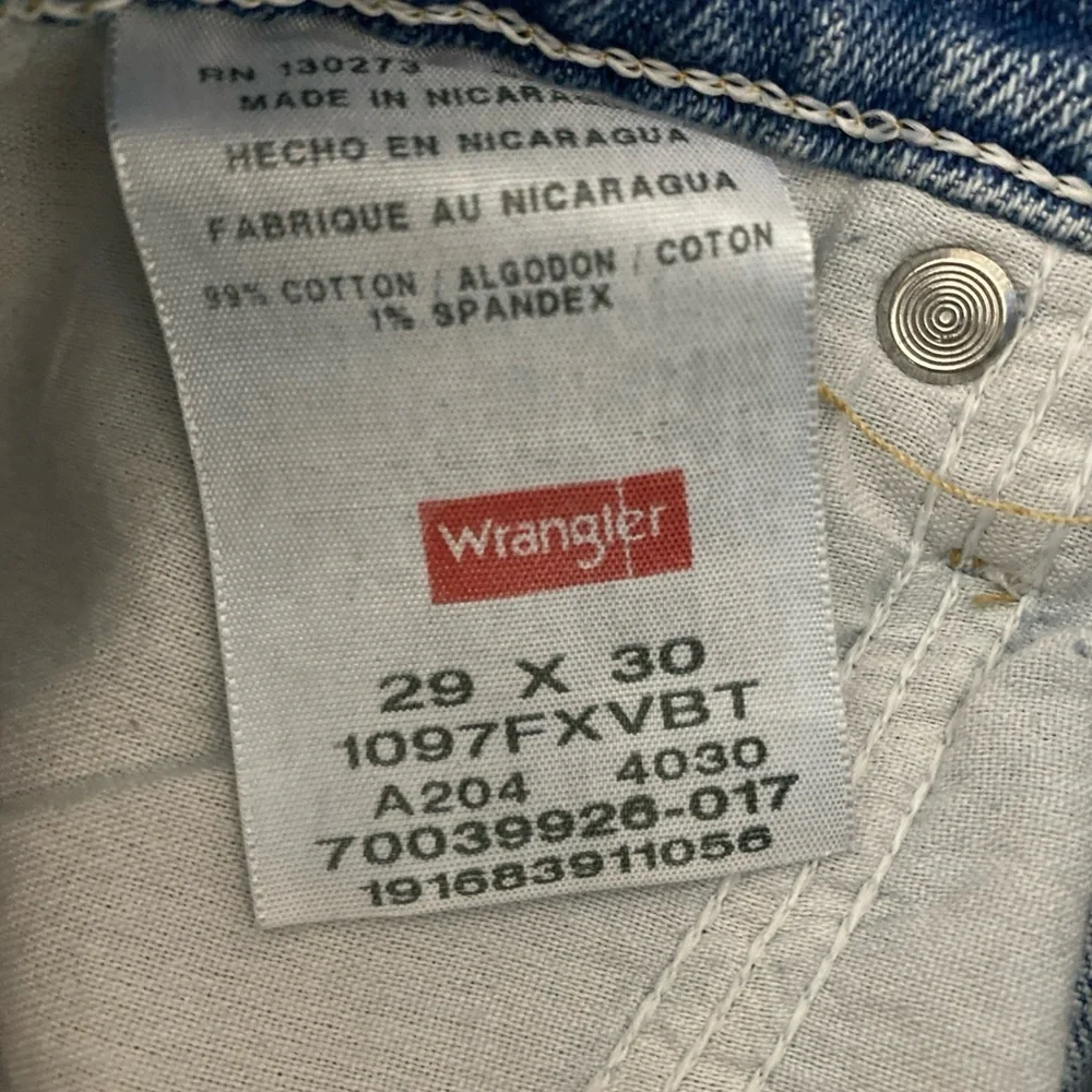 Wrangler Jeans Men  Cowboy Cut Original Fit Blue 29x30 Western RN130273 Light